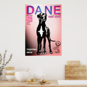Affiche de vente de chiot Great Dane spécial (Cuisine)