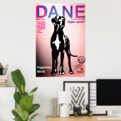 Affiche de vente de chiot Great Dane spécial (Bureau à domicile)