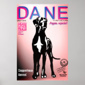 Affiche de vente de chiot Great Dane spécial (Devant)