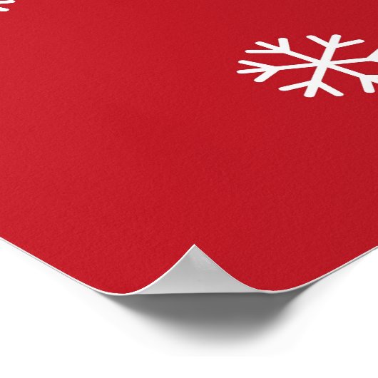 Affiche de vente de Noël, Vente de Noël Snowman (Coin)