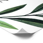 Affiche de verdure à l'aquarelle « Propager l'amou (Coin)