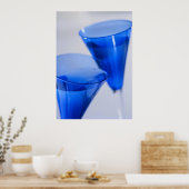 Affiche de verres à vin contemporains (Cuisine)