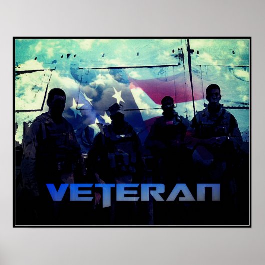 Affiche de Vétéran Américain (Devant)