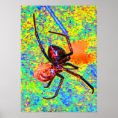 Affiche de veuve noire mangeuse (Devant)
