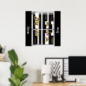 affiche de vie amoureuse (Bureau à domicile)