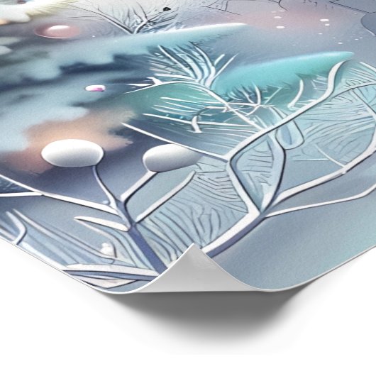 Affiche de village de Noël (Coin)