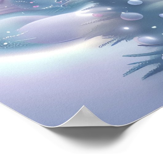 Affiche de village de Noël (Coin)