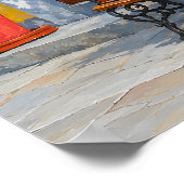 Affiche de village inspirée de Venise – Impression (Coin)