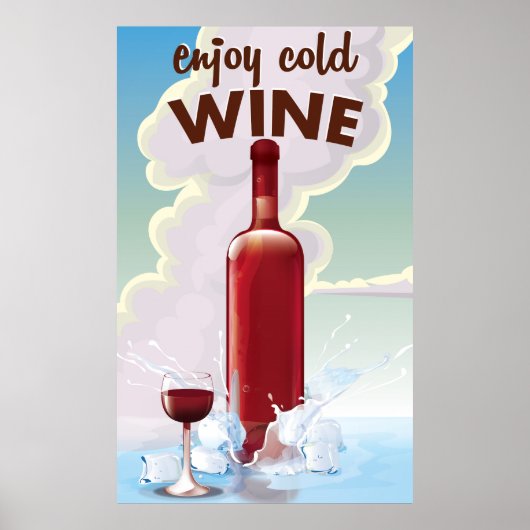 Affiche de vin vintage (Devant)