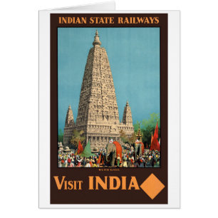 Affiche de Vintage voyage de chemins de fer de