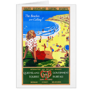 Affiche de Vintage voyage de l'Australie