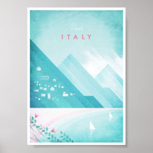 Affiche de Vintage voyage de l'Italie