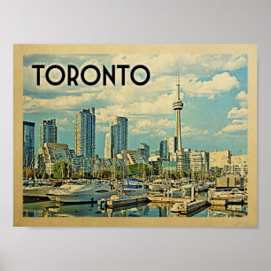 Affiche de Vintage voyage de Toronto