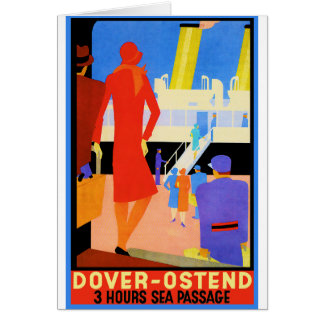 Affiche de Vintage voyage : Douvres Ostende