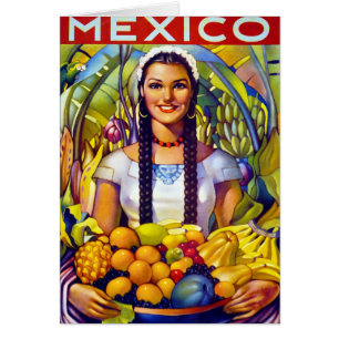 Affiche de Vintage voyage du Mexique reconstituée
