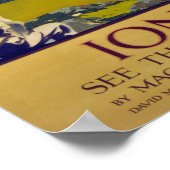 Affiche de Vintage voyage Iona Scotland restaurée (Coin)