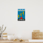 Affiche de Vintage voyage restaurée en Australie (Cuisine)
