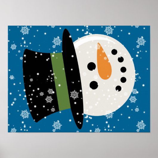 AFFICHE DE VISAGE DE LA NEIGE (Devant)
