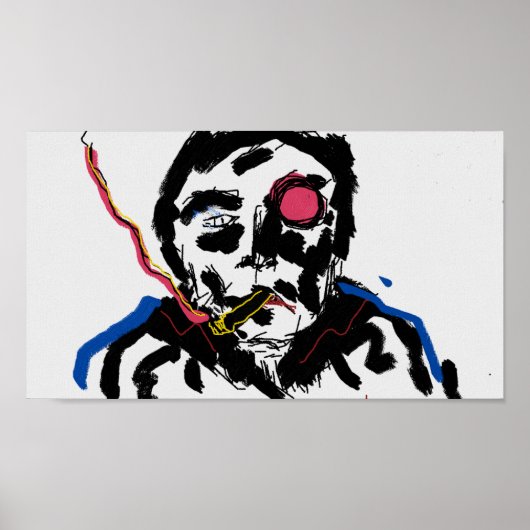 Affiche de visage humain (Devant)