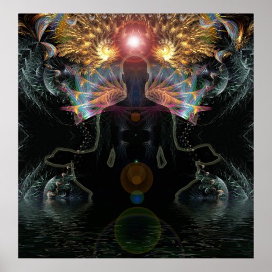 Affiche de visions méditatives (Devant)