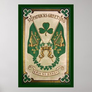 Affiche de voeux de la Saint-Patrick