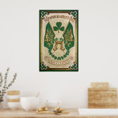 Affiche de voeux de la Saint-Patrick (Cuisine)