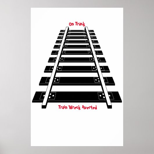 Affiche de voies ferrées (Devant)