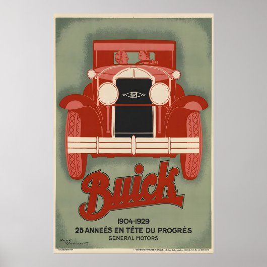 Affiche de voiture Buick - Impressions d'affiches (Devant)