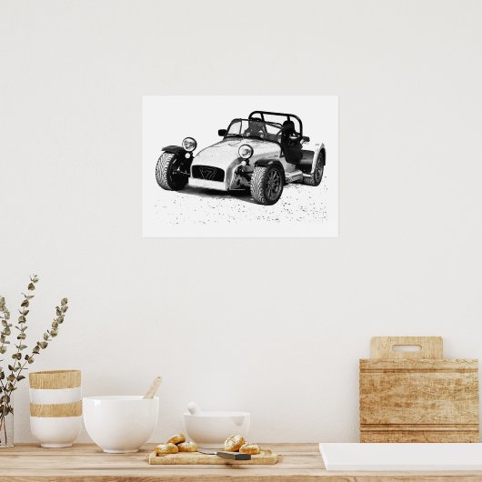 Affiche de voiture Caterham (Cuisine)