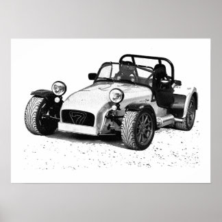 Affiche de voiture Caterham
