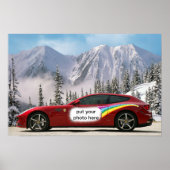 affiche de voiture de course (Devant)