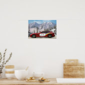affiche de voiture de course (Cuisine)