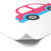 Affiche de voitures jouets d'alphabet pour enfants (Coin)