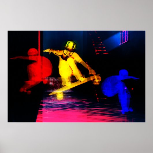 Affiche de vol de nuit (Devant)