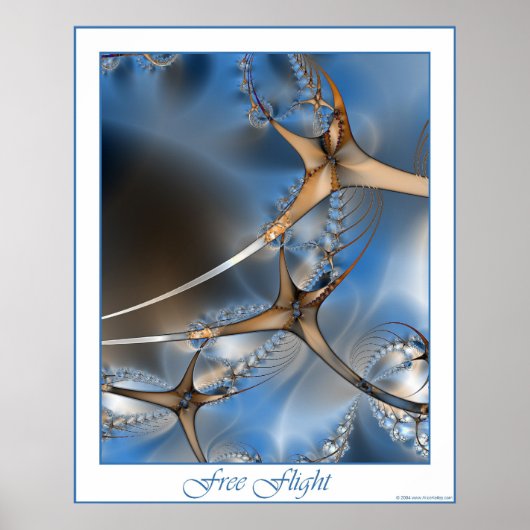 Affiche de vol gratuite (Devant)