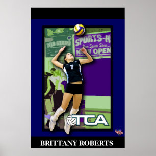 Affiche de volleyball d'ACIDE TRICHLORACÉTIQUE