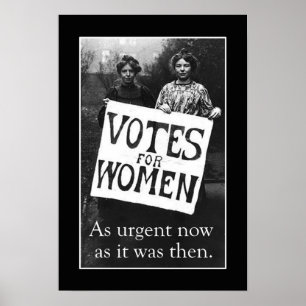 Affiche de vote des femmes vintages 2