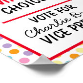 Affiche de vote pour la classe scolaire - Vote int (Coin)