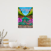 Affiche de voyage à Amsterdam inspirée de l'époque (Cuisine)