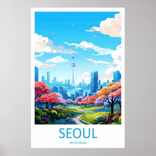 Affiche de voyage à Bangkok Thaïlande 1