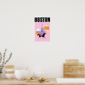 Affiche de voyage à Boston (Cuisine)