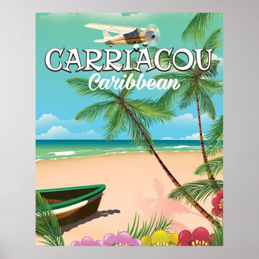 Affiche de voyage à Carriacou (Devant)