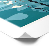 Affiche de voyage à Copenhague Impression 1 (Coin)