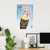 Affiche de voyage à Cuba Impression d'art cubain (Bureau à domicile)