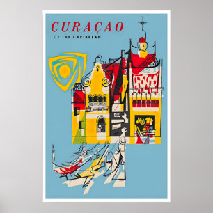 Affiche de voyage à Curaçao Impression d'affiche d