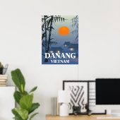 Affiche de voyage à Da Nang Vietnam (Bureau à domicile)