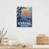 Affiche de voyage à Da Nang Vietnam (Cuisine)