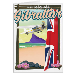 Affiche de voyage à Gibraltar la Belle
