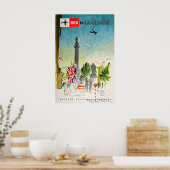 Affiche de voyage à Londres Angleterre Impression  (Cuisine)