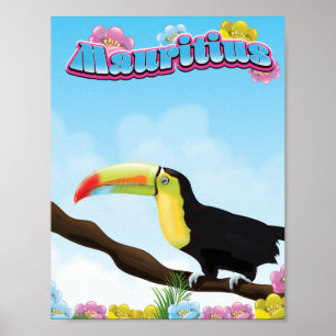 Affiche de voyage à Maurice